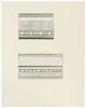 Artwork: Entablature (Studies), 1974 (RLCR 2280)
