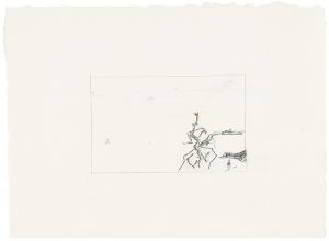 Artwork: Landscape with Scholar's Rock (Study), 1995 (RLCR 4390)