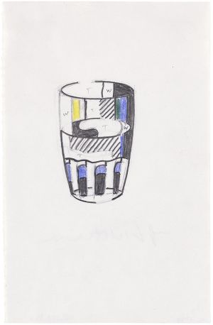 Artwork: Glass (Study), c. 1977 (RLCR 2582)