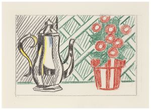 Artwork: Still Life with Coffee Pot and Flower Pot (Study), 1973 (RLCR 2191)