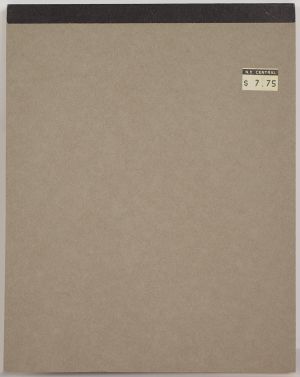 Artwork: Crane & Co. Sketchbook, Drawings in this book 1982 (RLCR 3114)  Back cover