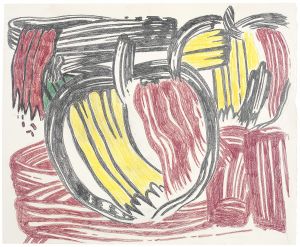 Artwork: Two More Red and Yellow Apples (Study), 1980 (RLCR 2979)