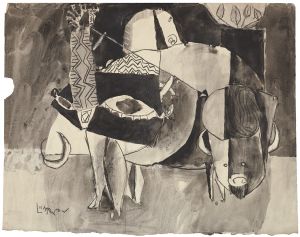 Artwork: The Last of the Buffalo, c. 1951–52 (RLCR 342)