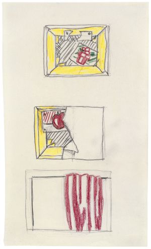 Artwork: Painting Stretcher (Studies), c. 1972 (RLCR 2047)
