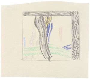 Artwork: Painting: Silver Wood Grain (Study), 1984 (RLCR 3337)