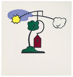 Artwork: Landscape Mobile (Study), c. 1990 (RLCR 3899)
