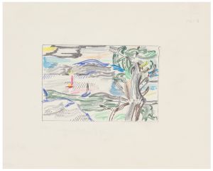 Artwork: River Scene (Study), 1987 (RLCR 3670)