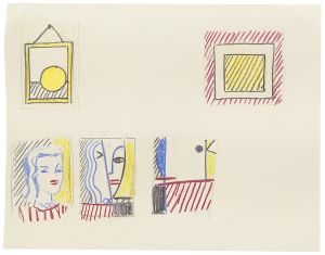 Artwork: Portrait Triptych (Studies), 1974 (RLCR 2298)