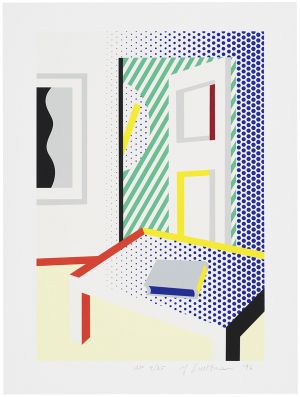 Artwork: Virtual Interior with Book, 1996 (published 1998) (RLCR 4622)