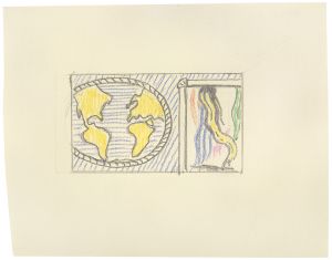 Artwork: Paintings: Map (Study), 1984 (RLCR 3346)