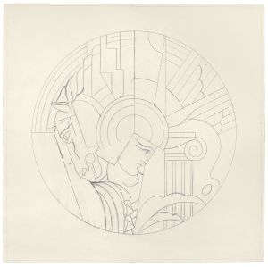 Artwork: The Solomon R. Guggenheim Museum Print (Study), 1969 (RLCR 1786)