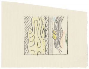 Artwork: Painting: Light Yellow Frame (Study), 1984 (RLCR 3330)