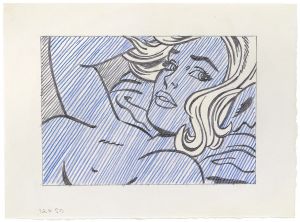 Artwork: Seductive Girl (Study), 1996 (RLCR 4589)