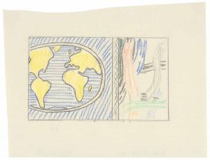 Artwork: Paintings: Map (Study), 1984 (RLCR 3344)