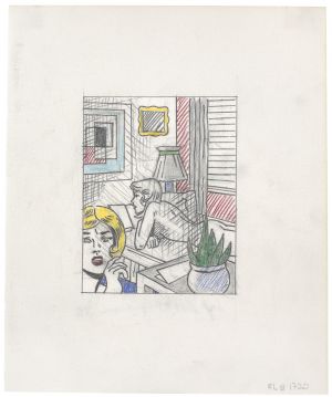 Artwork: Roommates (Study), 1993 (RLCR 4230)