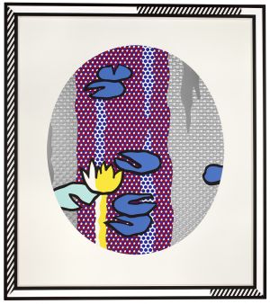 Artwork: Water Lilies – Blue Lily Pads, 1992 (RLCR 4172)
