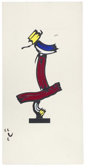 Artwork: Brushstroke (Study), 1981 (RLCR 3009)