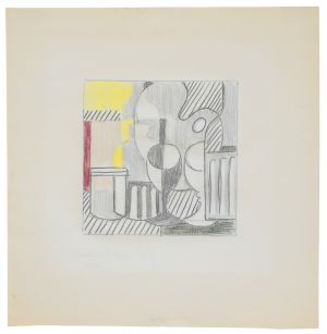 Artwork: Purist Painting with Palette (Study), 1975 (RLCR 2397)