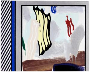 Artwork: Painting: Light Yellow Brushstroke, 1983 (RLCR 3231)