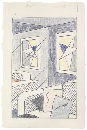 Artwork: Interior with Perfect Painting (Study), 1992 (RLCR 4129)