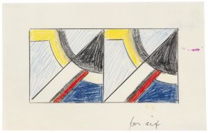Artwork: Modern Painting Triptych (Study), 1967 (RLCR 1364)