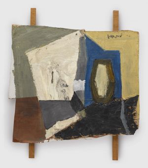 Artwork: Picture Without a Frame, c. 1955 (RLCR 467) Photo: Courtesy Swann Auction Galleries Verso