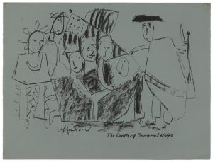 Artwork: The Death of General Wolfe (Study), c. 1951 (RLCR 311)