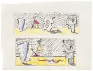 Artwork: Figures (Study), 1977 (RLCR 2560)