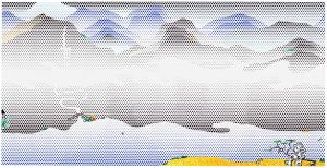 Artwork: Landscape with Scholar's Rock, 1997 (RLCR 4731)