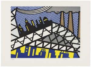 Artwork: Illustration for "Bayonne en Entrant dans NYC", 1992 (RLCR 4139.3)