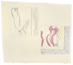 Artwork: Painting: Blue Wood Frame and Painting: Silver Frame (Studies), 1983 (RLCR 3226)