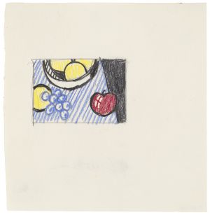 Artwork: Apple, Grapes, Grapefruit (Study), 1973 (RLCR 2117)