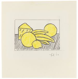 Artwork: Yellow Still Life (Study), 1972 (RLCR 2113)