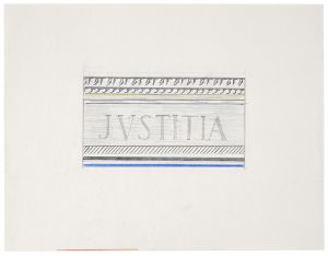 Artwork: Entablature XA (Study), 1975 (RLCR 2367)