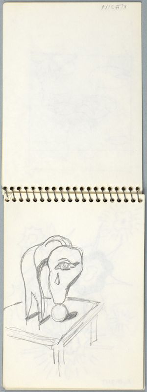 Artwork: Interior with Swimming Pool Painting (Study), c. 1992 (RLCR 4095.4)