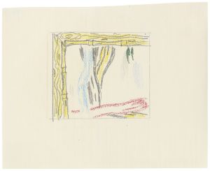 Artwork: Painting: Bamboo Frame (Study), 1984 (RLCR 3327)