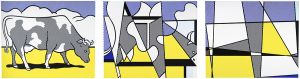 Artwork: Cow Triptych (Cow Going Abstract), 1974 (RLCR 2257)