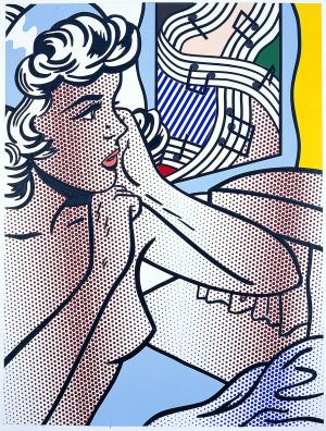 Artwork: Nude with Joyous Painting (Study), 1994 (RLCR 4297)