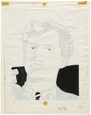 Artwork: Cover Image (Bobby Kennedy) for Time Magazine (Color Separation), 1968 (RLCR 1517.3)