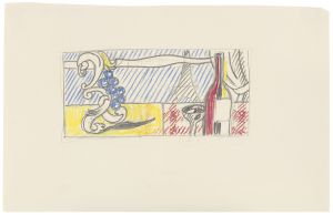 Artwork: Wine Bottle Label (Study), 1979 (RLCR 2863)