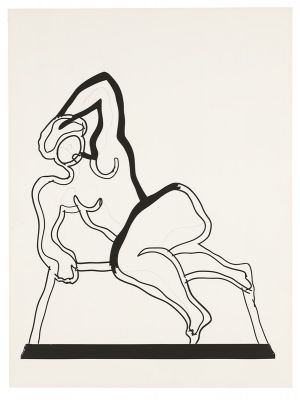 Artwork: Reclining Nude I: Aurora (Study), 1997 (RLCR 4737)