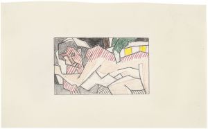 Artwork: Reclining Nude (Study), 1980 (RLCR 2948)