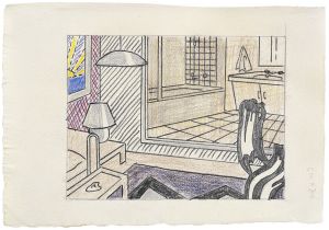 Artwork: Interior with Bathroom (Study), 1992 (RLCR 4117)