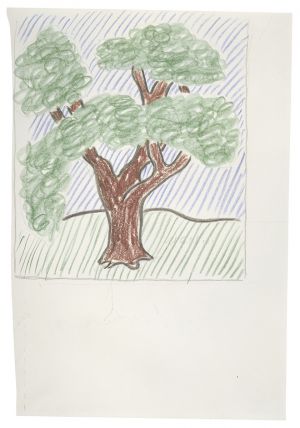 Artwork: Rain Forest (Study), 1991 (RLCR 4066)
