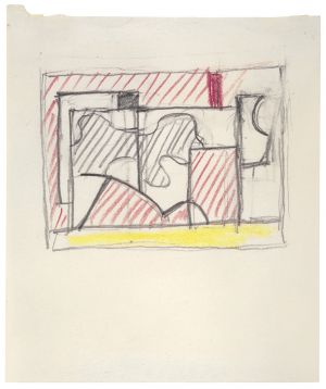 Artwork: Bull IV (Study), c. 1973 (RLCR 2147)