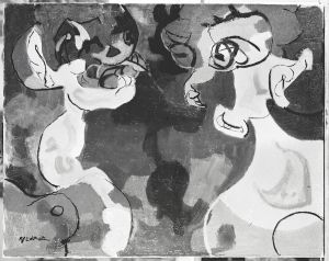 Artwork: Conversation, c. 1947 (RLCR 56)