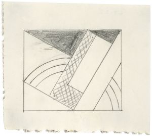 Artwork: Modern Painting with Yellow Shaft (Study), c. 1967 (RLCR 1437)