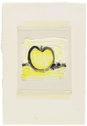 Artwork: Yellow Apple (Study), 1981 (RLCR 3077)