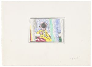 Artwork: Reflections on The Scream (Study), c. 1989 (RLCR 3827)