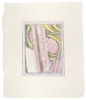 Artwork: Reflections on Hair (Study), 1989 (RLCR 3819)